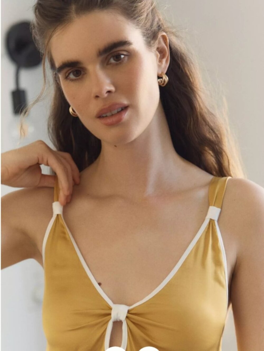 NWT Anthropologie LyreBird Silky Lace-Trim Mini Romper LyreBird - Picture 2 of 10